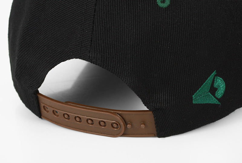 Simple Green Hemp Leaf Men And Women Baseball Caps